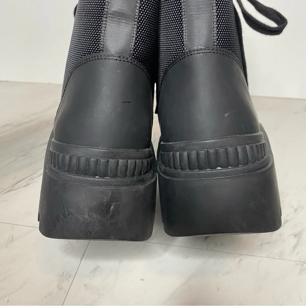 Tory Burch Camp Black Sneaker Boot 7M